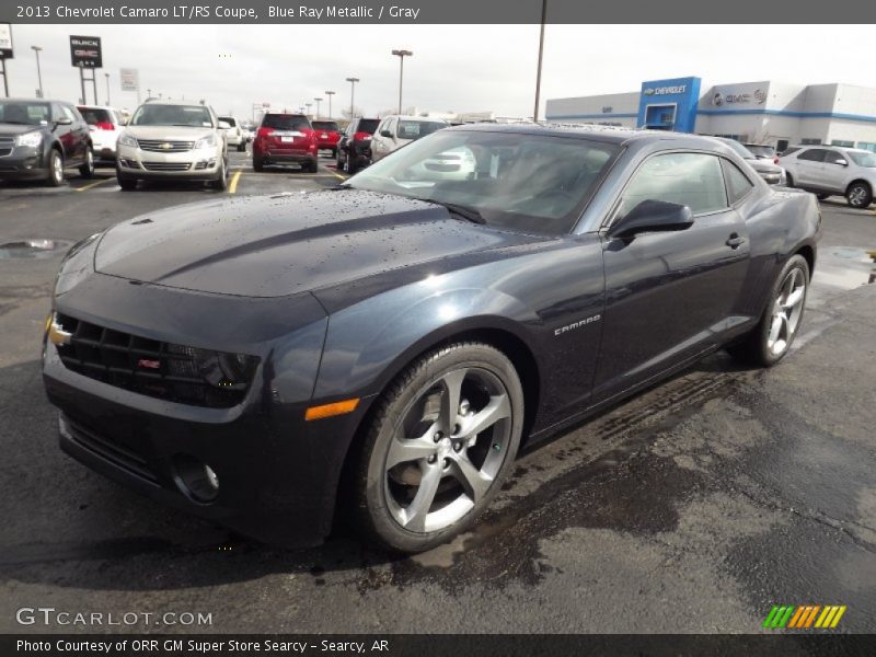 Blue Ray Metallic / Gray 2013 Chevrolet Camaro LT/RS Coupe