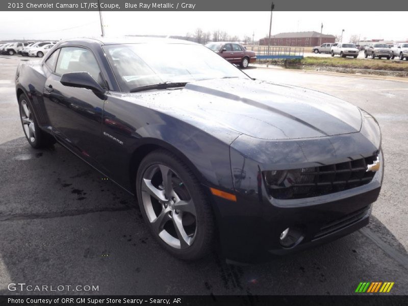 Blue Ray Metallic / Gray 2013 Chevrolet Camaro LT/RS Coupe