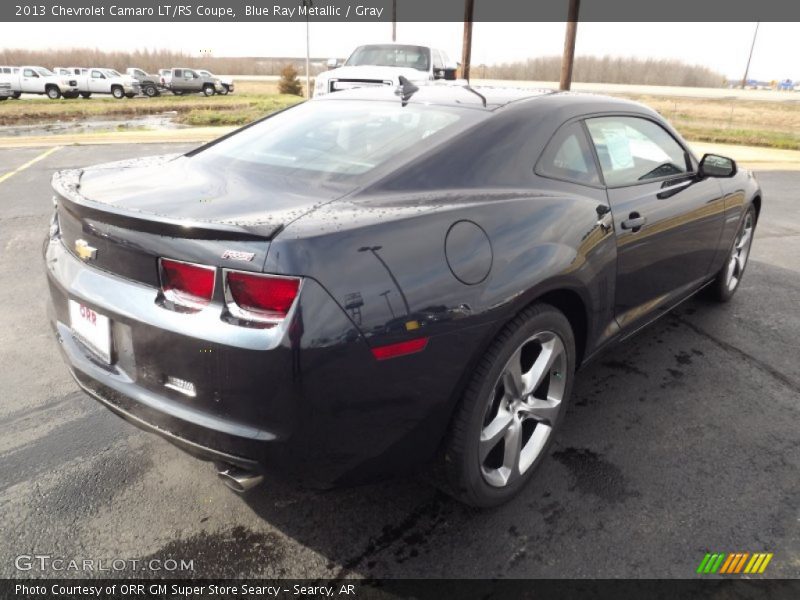 Blue Ray Metallic / Gray 2013 Chevrolet Camaro LT/RS Coupe