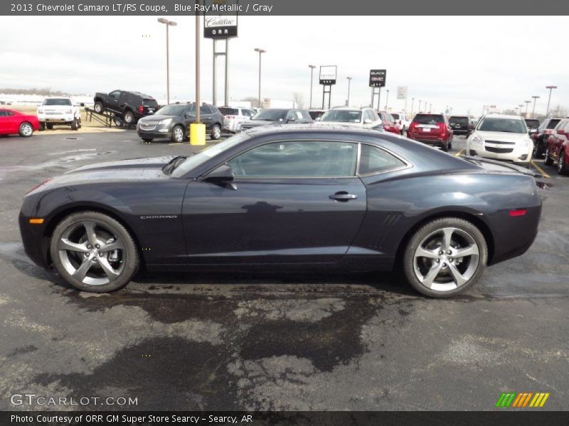 Blue Ray Metallic / Gray 2013 Chevrolet Camaro LT/RS Coupe