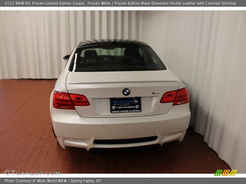 Frozen White / Frozen Edition Black Extended Novillo Leather with Contrast Stitching 2013 BMW M3 Frozen Limited Edition Coupe