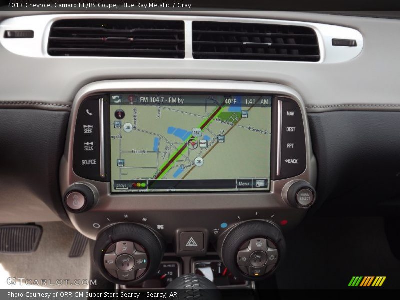 Blue Ray Metallic / Gray 2013 Chevrolet Camaro LT/RS Coupe