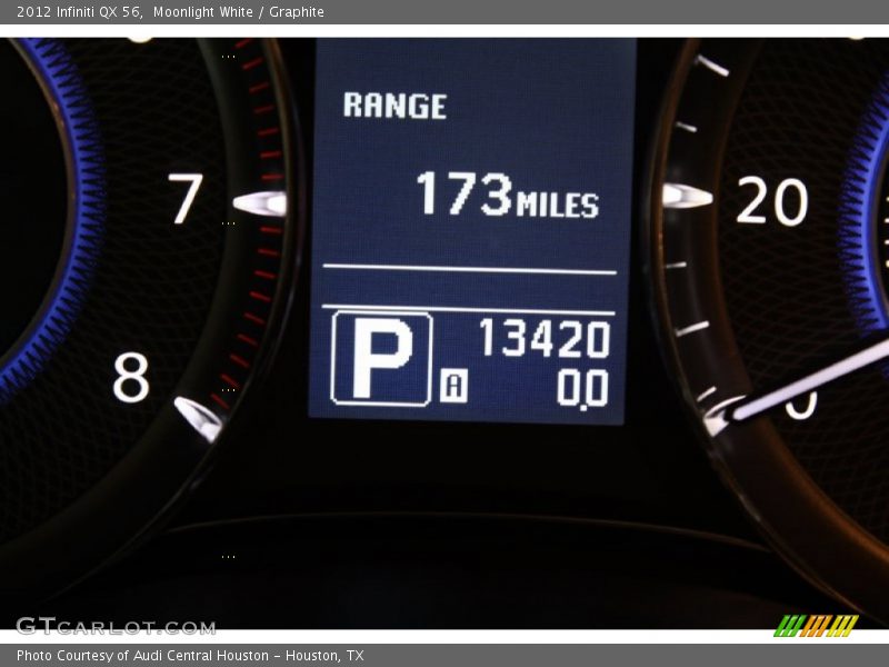 Moonlight White / Graphite 2012 Infiniti QX 56