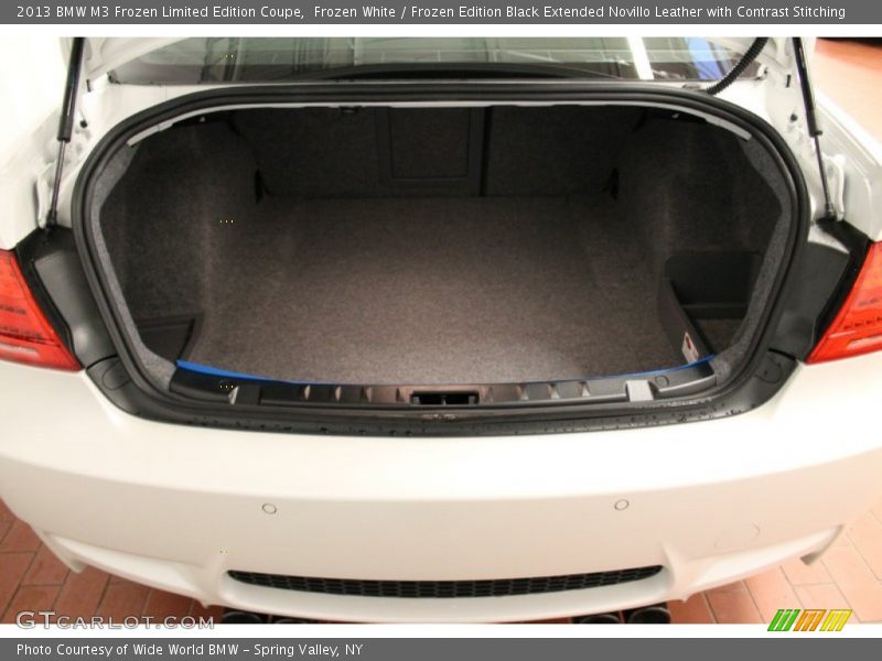 2013 M3 Frozen Limited Edition Coupe Trunk