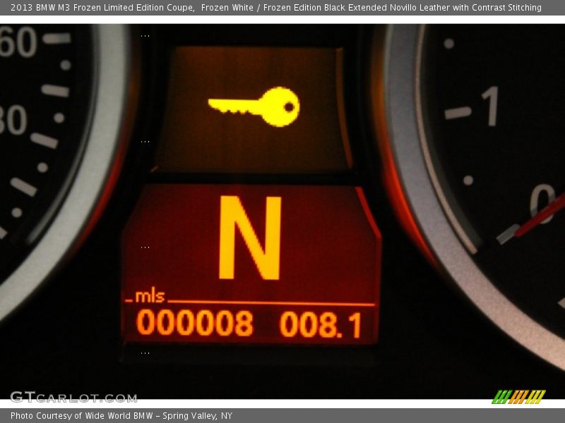 Frozen White / Frozen Edition Black Extended Novillo Leather with Contrast Stitching 2013 BMW M3 Frozen Limited Edition Coupe