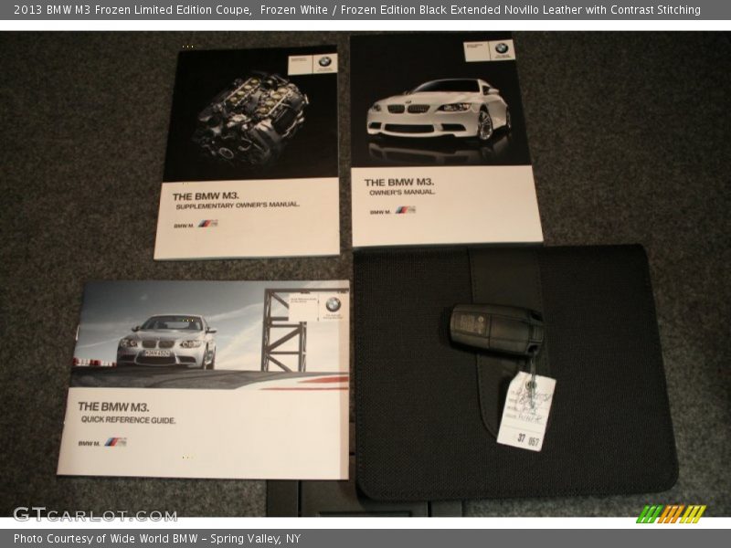 Books/Manuals of 2013 M3 Frozen Limited Edition Coupe
