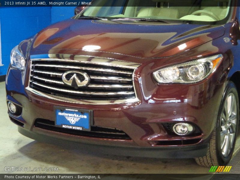 Midnight Garnet / Wheat 2013 Infiniti JX 35 AWD