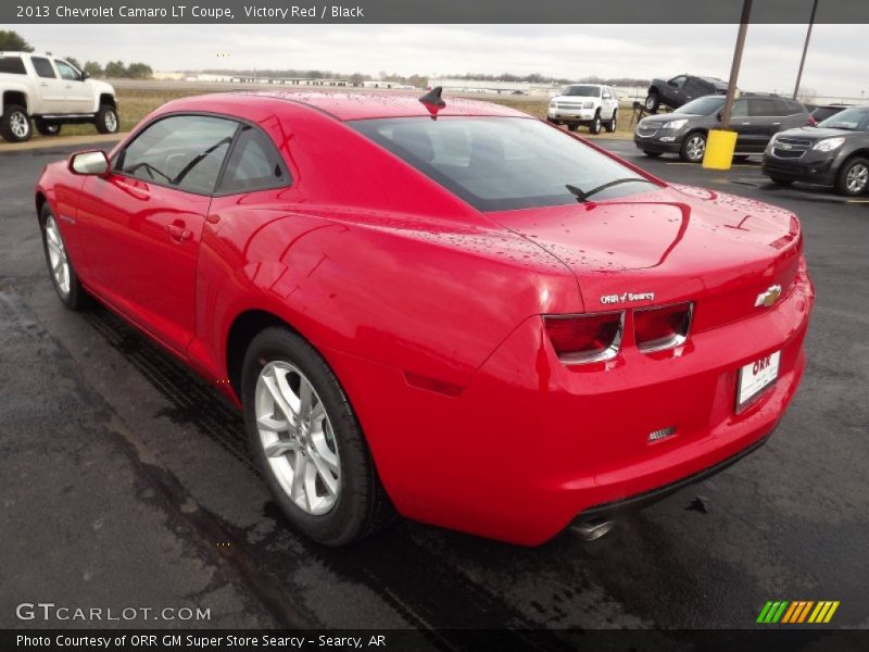 Victory Red / Black 2013 Chevrolet Camaro LT Coupe
