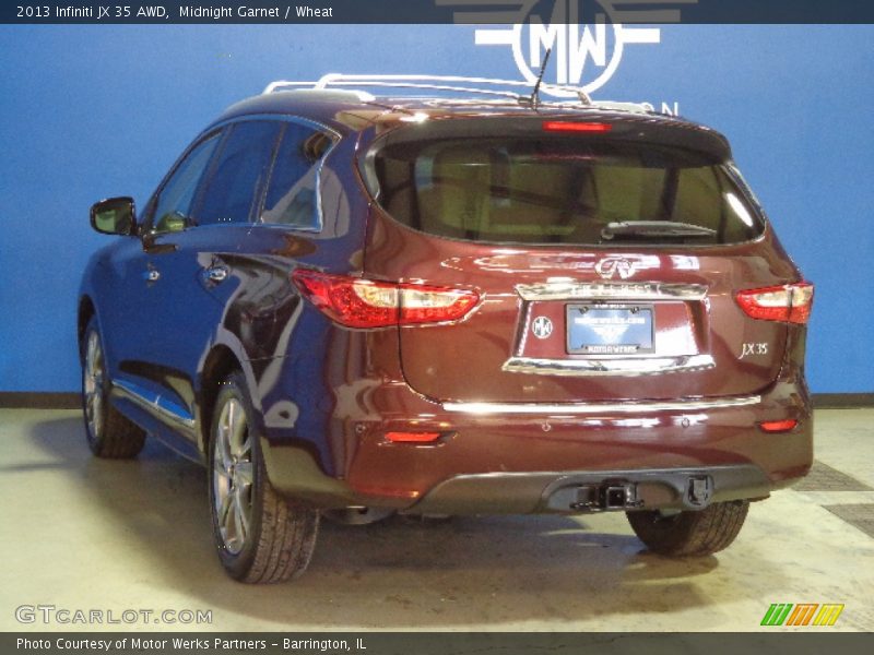 Midnight Garnet / Wheat 2013 Infiniti JX 35 AWD