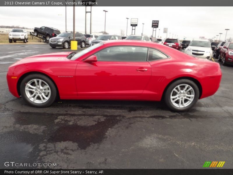 Victory Red / Black 2013 Chevrolet Camaro LT Coupe