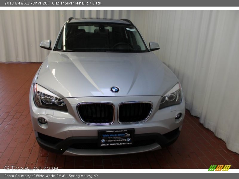 Glacier Silver Metallic / Black 2013 BMW X1 xDrive 28i