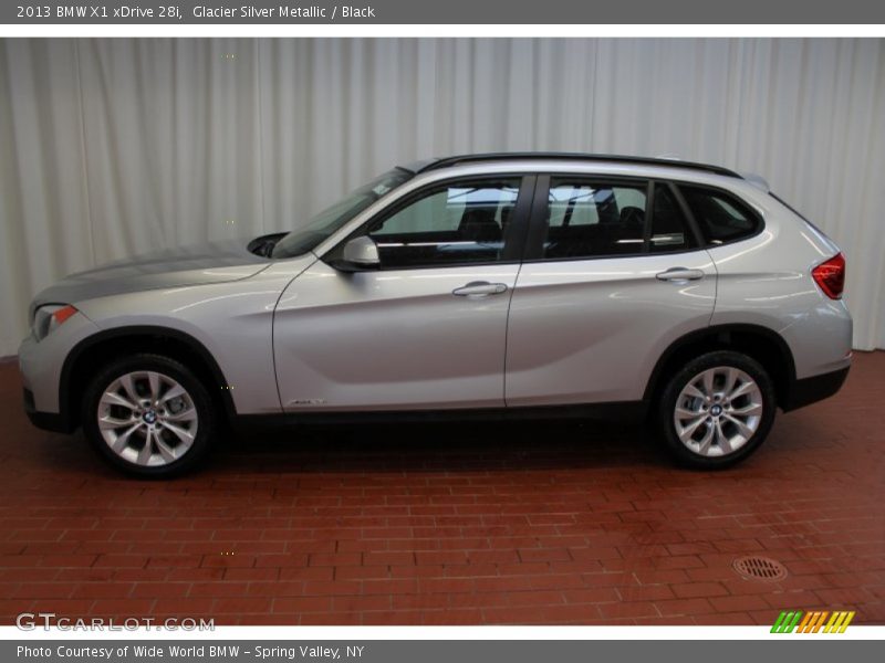 Glacier Silver Metallic / Black 2013 BMW X1 xDrive 28i