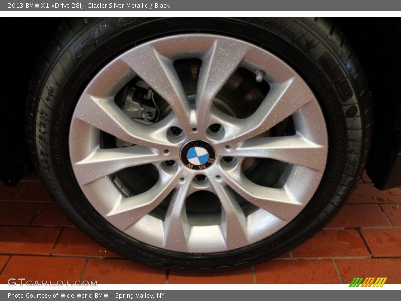 Glacier Silver Metallic / Black 2013 BMW X1 xDrive 28i