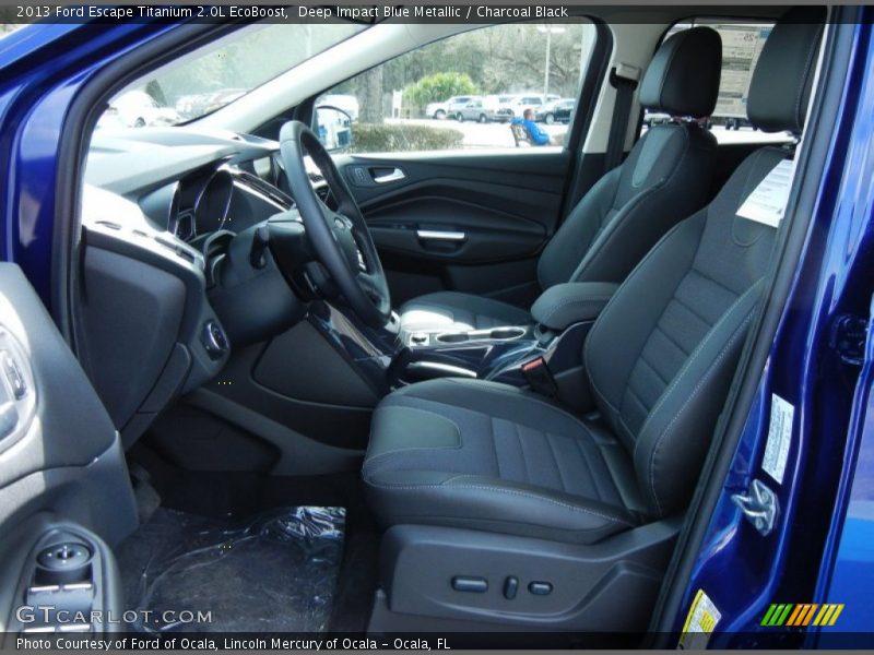 Front Seat of 2013 Escape Titanium 2.0L EcoBoost