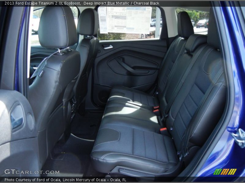 Rear Seat of 2013 Escape Titanium 2.0L EcoBoost