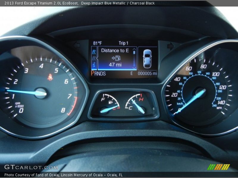  2013 Escape Titanium 2.0L EcoBoost Titanium 2.0L EcoBoost Gauges