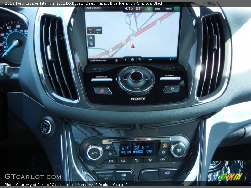 Navigation of 2013 Escape Titanium 2.0L EcoBoost