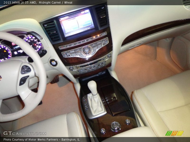 Midnight Garnet / Wheat 2013 Infiniti JX 35 AWD