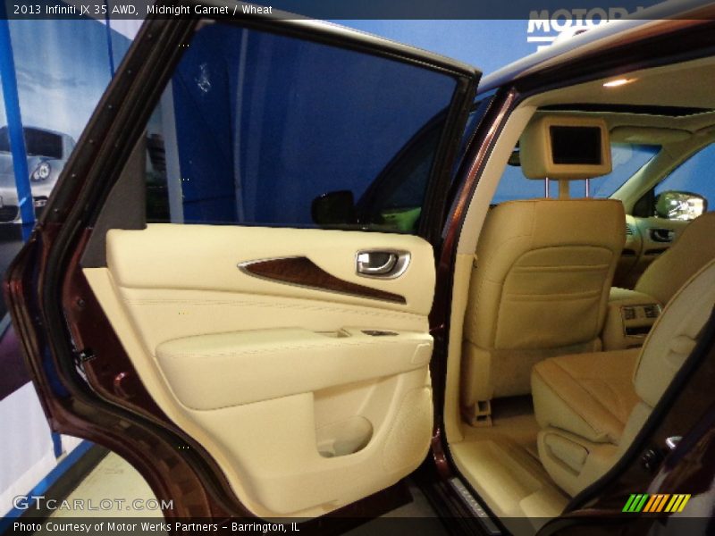 Midnight Garnet / Wheat 2013 Infiniti JX 35 AWD