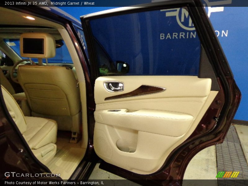Midnight Garnet / Wheat 2013 Infiniti JX 35 AWD