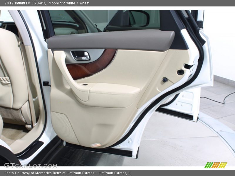 Moonlight White / Wheat 2012 Infiniti FX 35 AWD