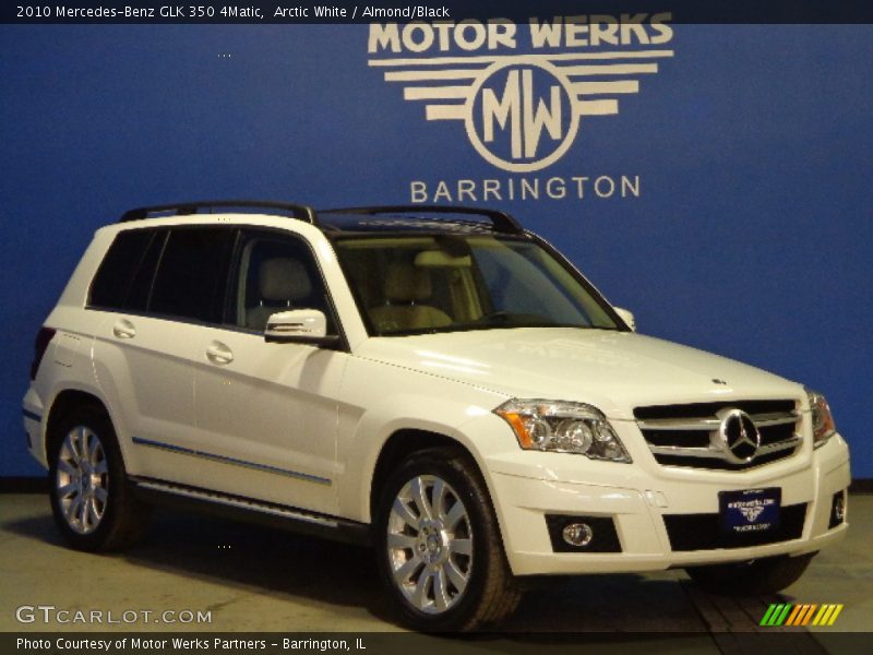 Arctic White / Almond/Black 2010 Mercedes-Benz GLK 350 4Matic