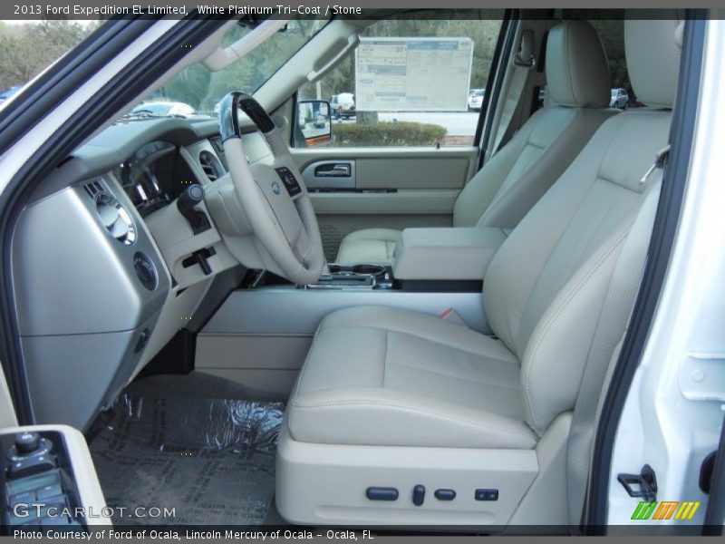 Front Seat of 2013 Expedition EL Limited