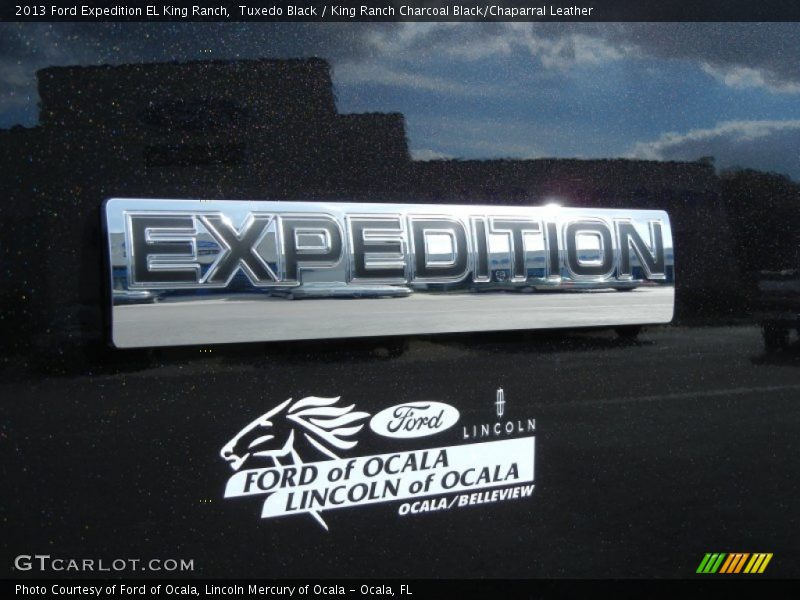 Tuxedo Black / King Ranch Charcoal Black/Chaparral Leather 2013 Ford Expedition EL King Ranch