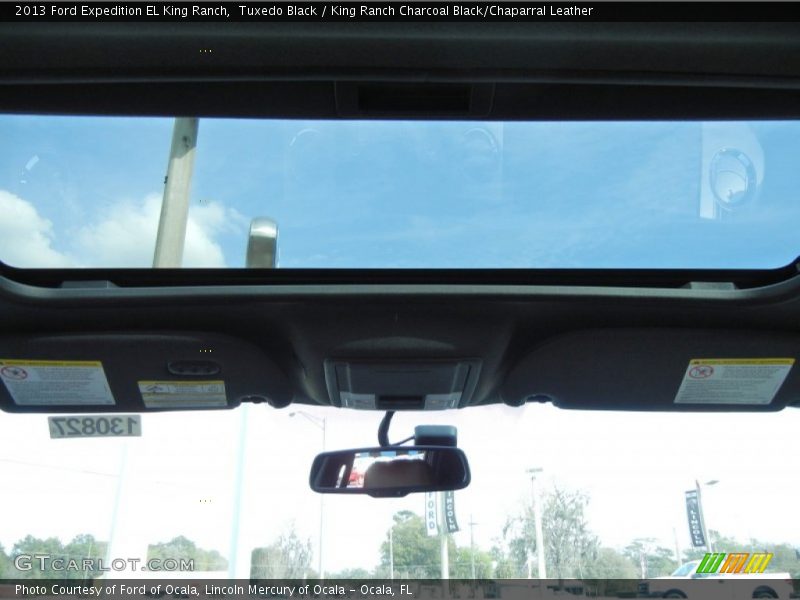 Tuxedo Black / King Ranch Charcoal Black/Chaparral Leather 2013 Ford Expedition EL King Ranch