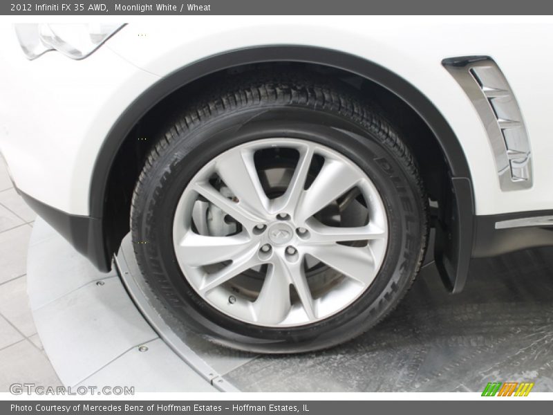 Moonlight White / Wheat 2012 Infiniti FX 35 AWD