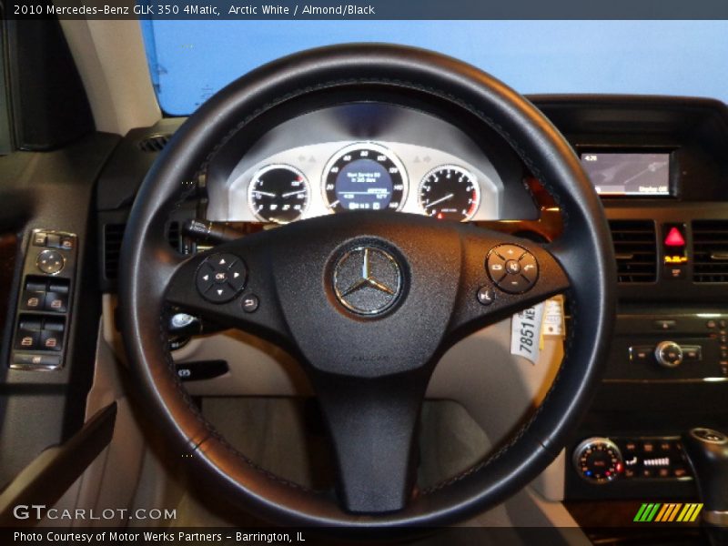 Arctic White / Almond/Black 2010 Mercedes-Benz GLK 350 4Matic
