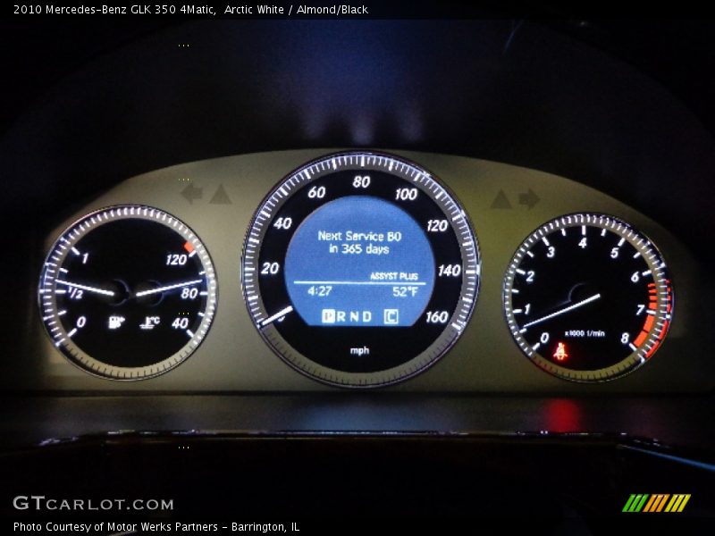Arctic White / Almond/Black 2010 Mercedes-Benz GLK 350 4Matic