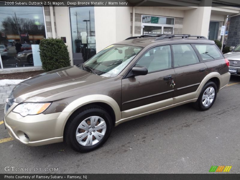 Front 3/4 View of 2008 Outback 2.5i Wagon