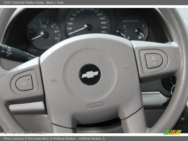 Black / Gray 2005 Chevrolet Malibu Sedan