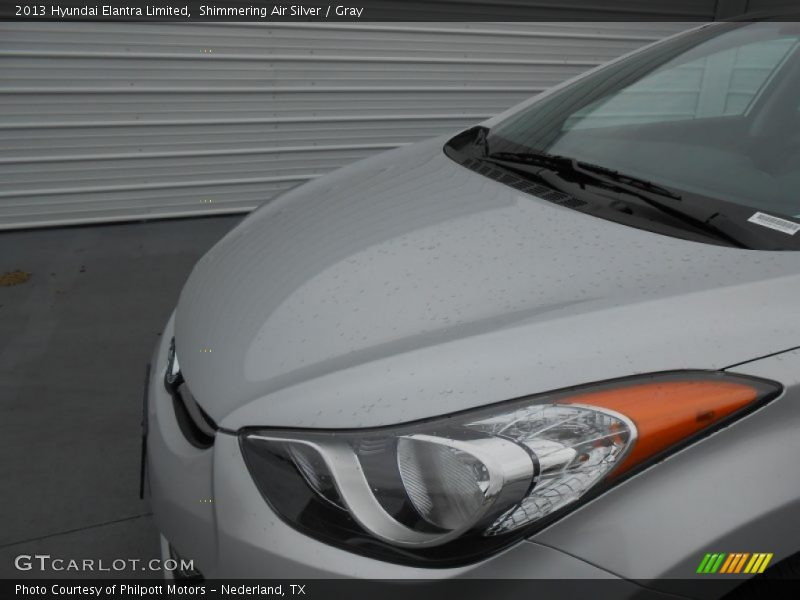 Shimmering Air Silver / Gray 2013 Hyundai Elantra Limited