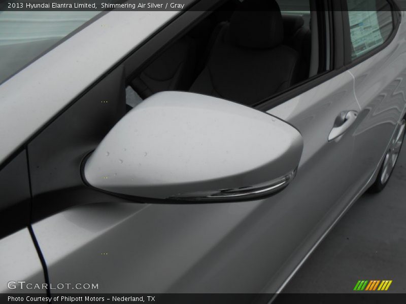 Shimmering Air Silver / Gray 2013 Hyundai Elantra Limited