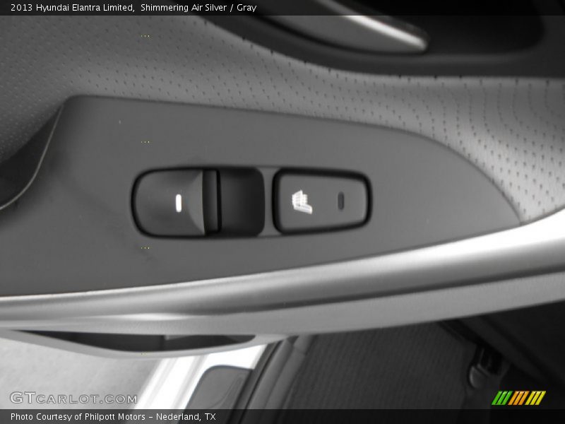 Shimmering Air Silver / Gray 2013 Hyundai Elantra Limited
