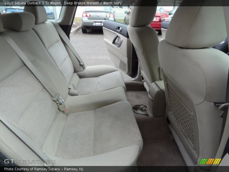 Deep Bronze Metallic / Warm Ivory 2008 Subaru Outback 2.5i Wagon