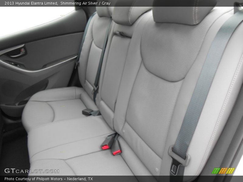 Shimmering Air Silver / Gray 2013 Hyundai Elantra Limited