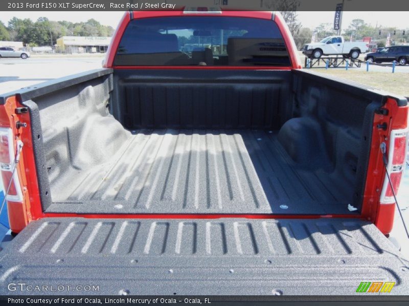 Race Red / Steel Gray 2013 Ford F150 XLT SuperCrew