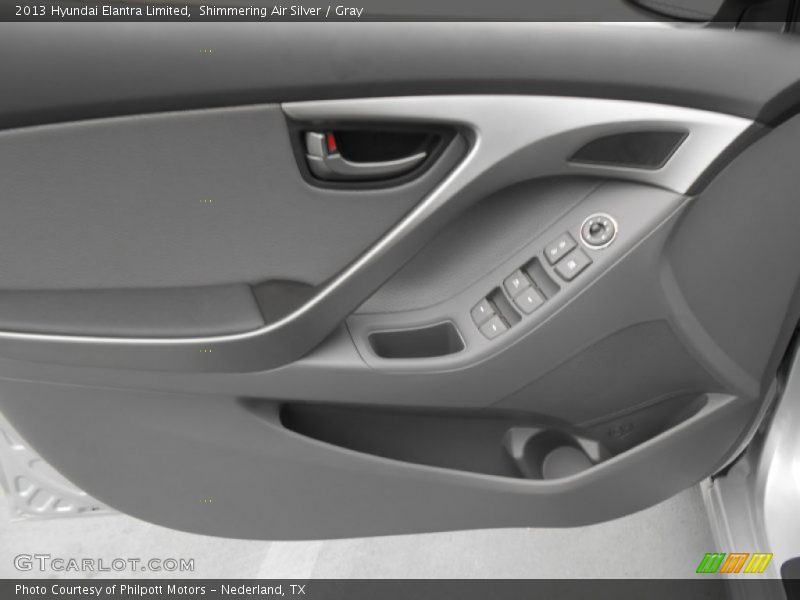 Shimmering Air Silver / Gray 2013 Hyundai Elantra Limited