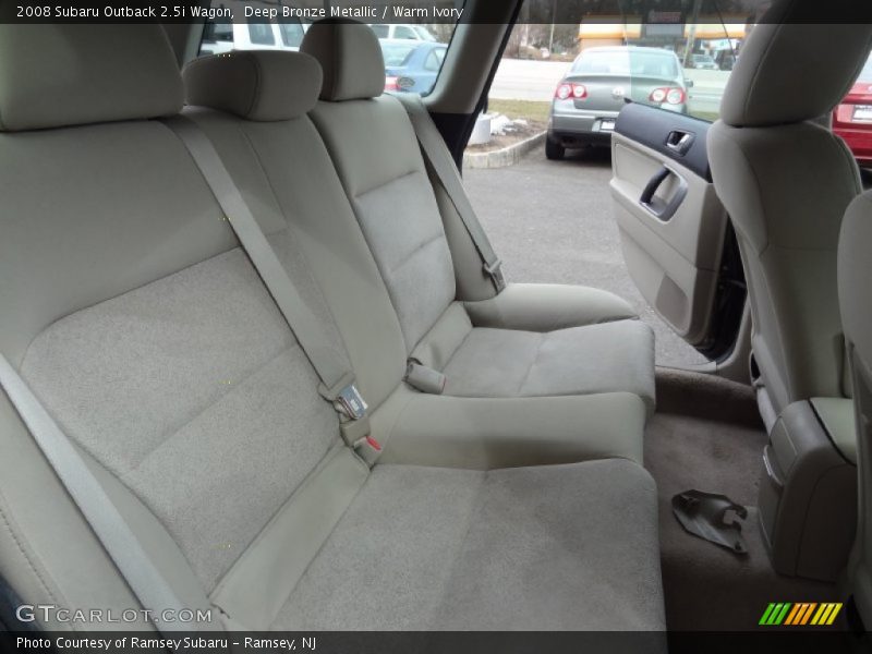Deep Bronze Metallic / Warm Ivory 2008 Subaru Outback 2.5i Wagon
