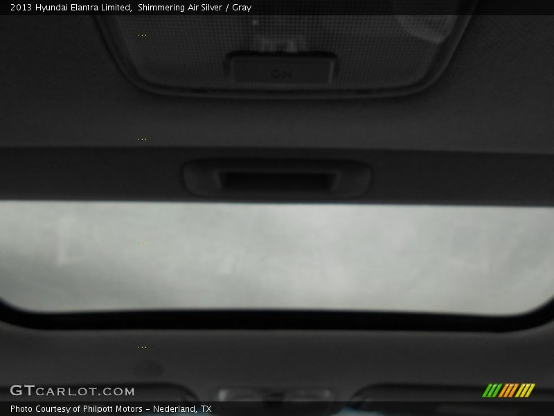 Shimmering Air Silver / Gray 2013 Hyundai Elantra Limited