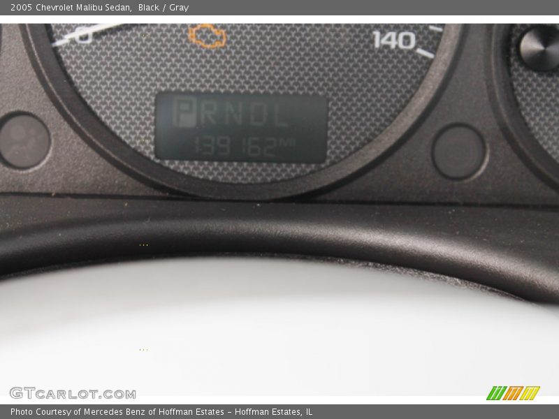 Black / Gray 2005 Chevrolet Malibu Sedan