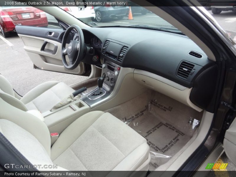Deep Bronze Metallic / Warm Ivory 2008 Subaru Outback 2.5i Wagon
