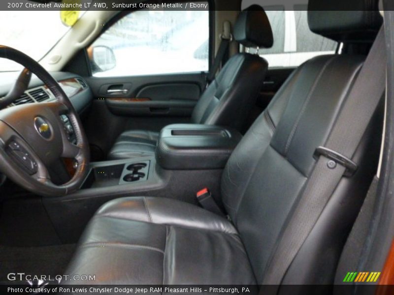 Front Seat of 2007 Avalanche LT 4WD