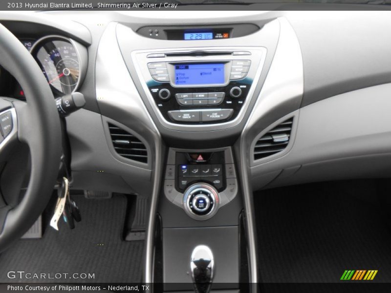 Shimmering Air Silver / Gray 2013 Hyundai Elantra Limited