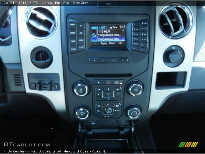 Race Red / Steel Gray 2013 Ford F150 XLT SuperCrew