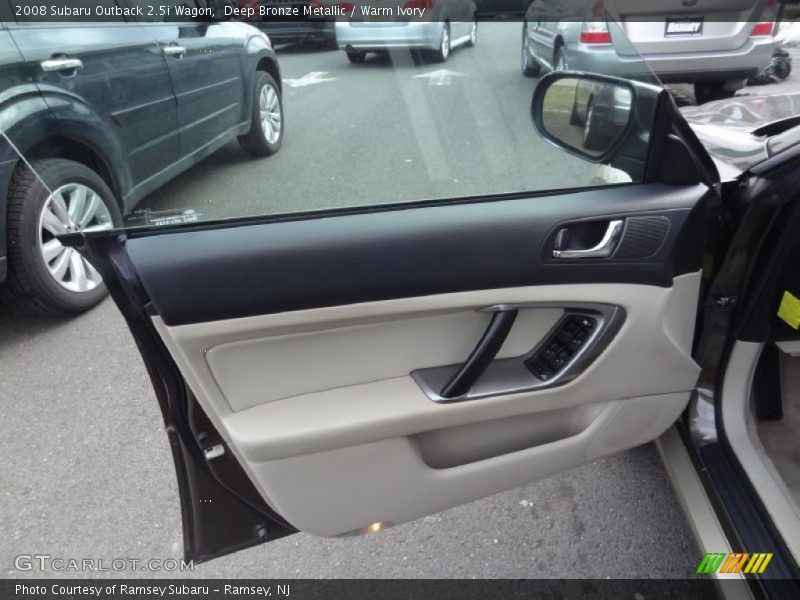 Deep Bronze Metallic / Warm Ivory 2008 Subaru Outback 2.5i Wagon