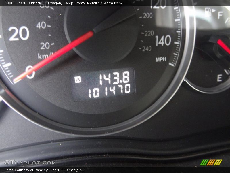 Deep Bronze Metallic / Warm Ivory 2008 Subaru Outback 2.5i Wagon